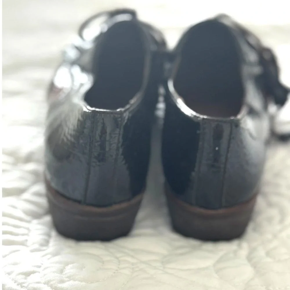 Wonders Talla Tri-Color Wingtip Patent Leather Tassel Loafers Size EU 38/US 7.5